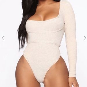 NWT Fashion Nova Knit Bodysuit